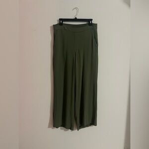 Old Navy Playa Green Wide Leg Pants